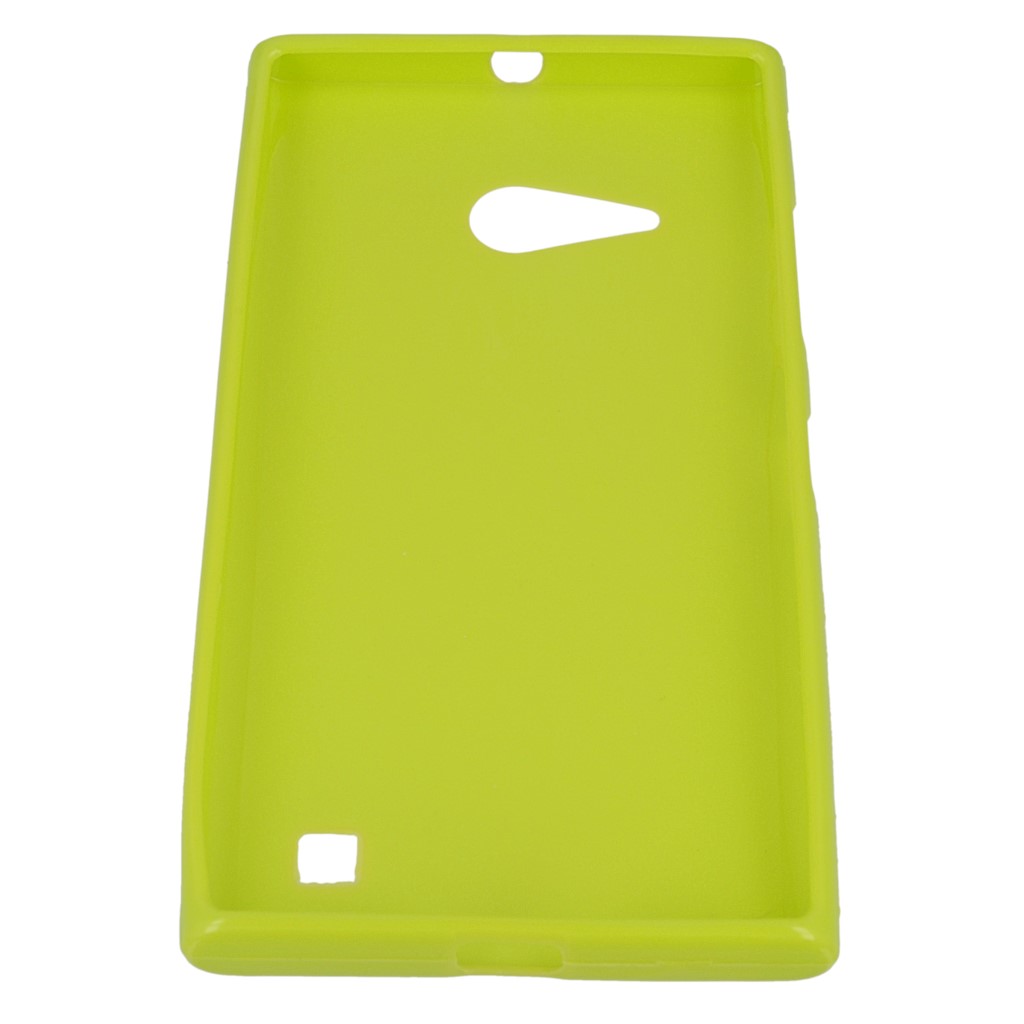 Pokrowiec silikonowe etui BACK CASE zielone NOKIA Lumia 730 / 9