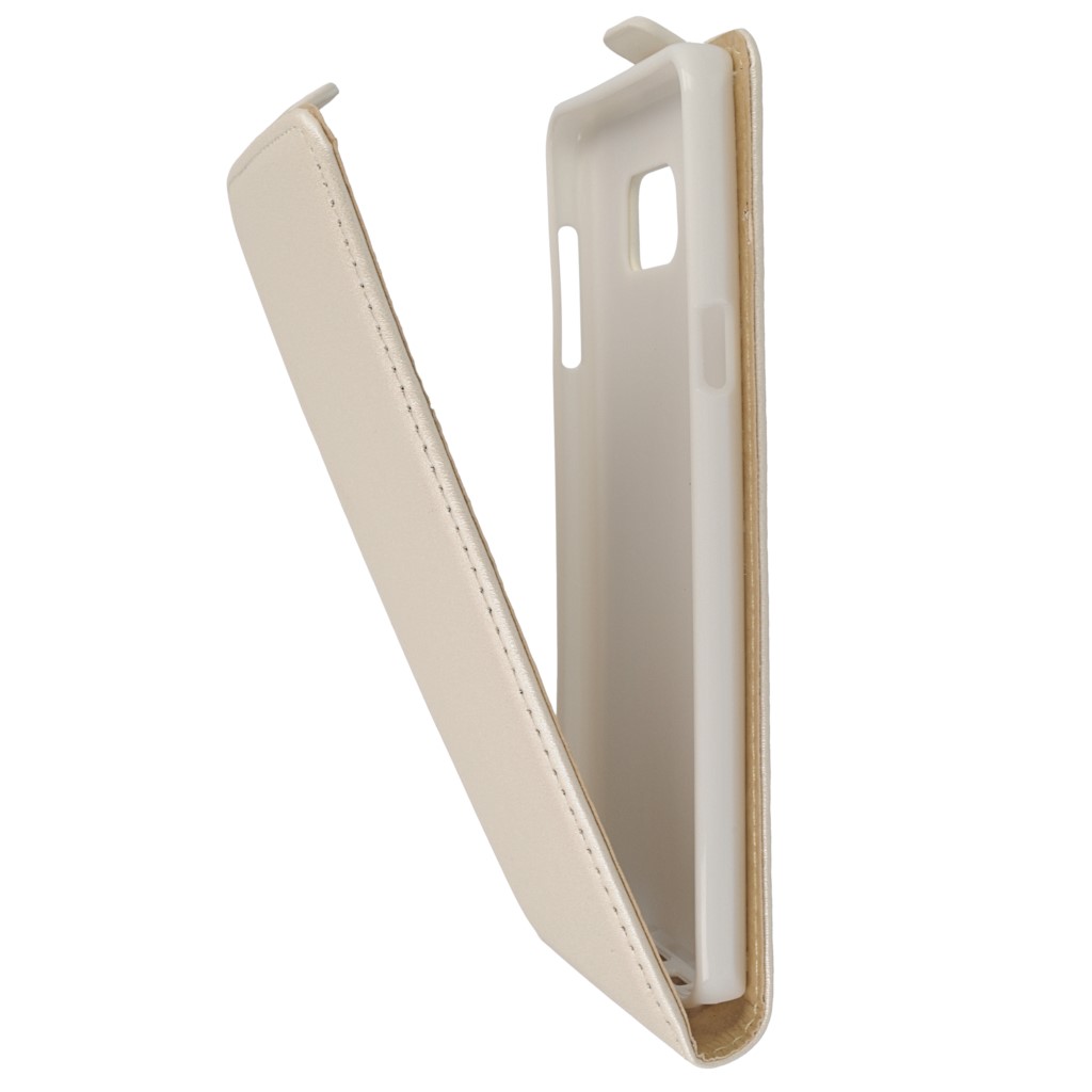 Pokrowiec z klapk na magnes Prestige Slim Flexi biay SAMSUNG Galaxy Note 5 / 6