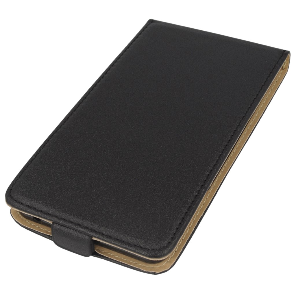Pokrowiec z klapk na magnes Prestige Slim Flexi czarny SAMSUNG Galaxy Note 5 / 2