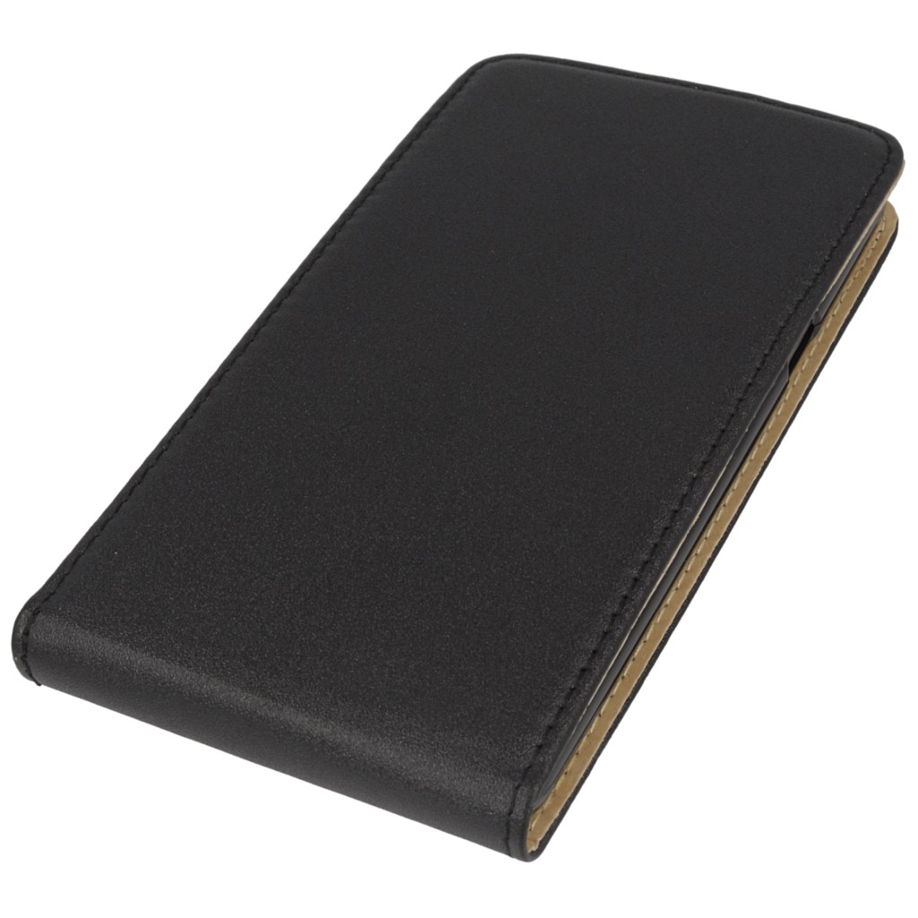 Pokrowiec z klapk na magnes Prestige Slim Flexi czarny SAMSUNG Galaxy Note 5 / 3
