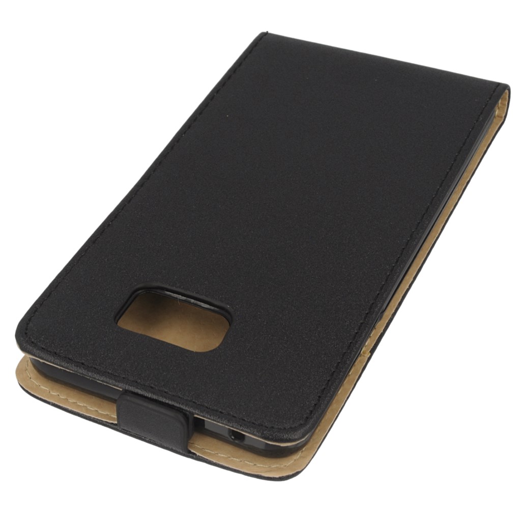 Pokrowiec z klapk na magnes Prestige Slim Flexi czarny SAMSUNG Galaxy Note 5 / 4