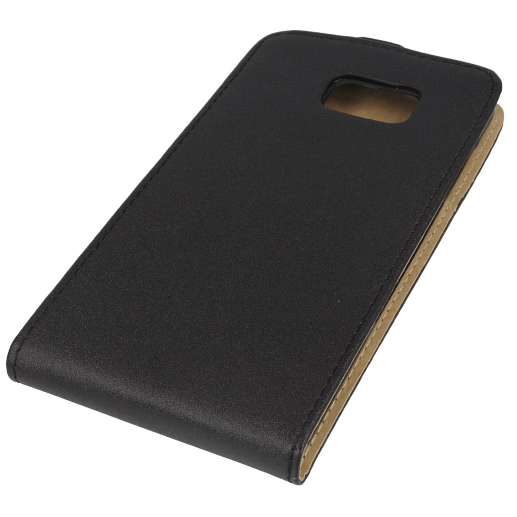 Pokrowiec z klapk na magnes Prestige Slim Flexi czarny SAMSUNG Galaxy Note 5 / 5