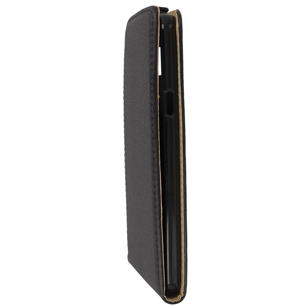 Pokrowiec z klapk na magnes Prestige Slim Flexi czarny SAMSUNG Galaxy Note 5 / 6