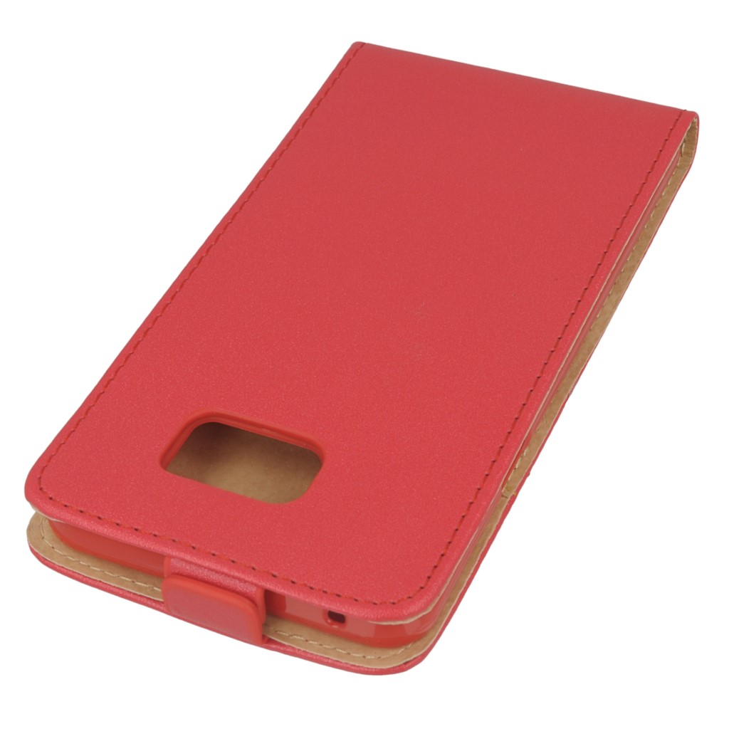 Pokrowiec z klapk na magnes Prestige Slim Flexi czerwony SAMSUNG Galaxy Note 5 / 4