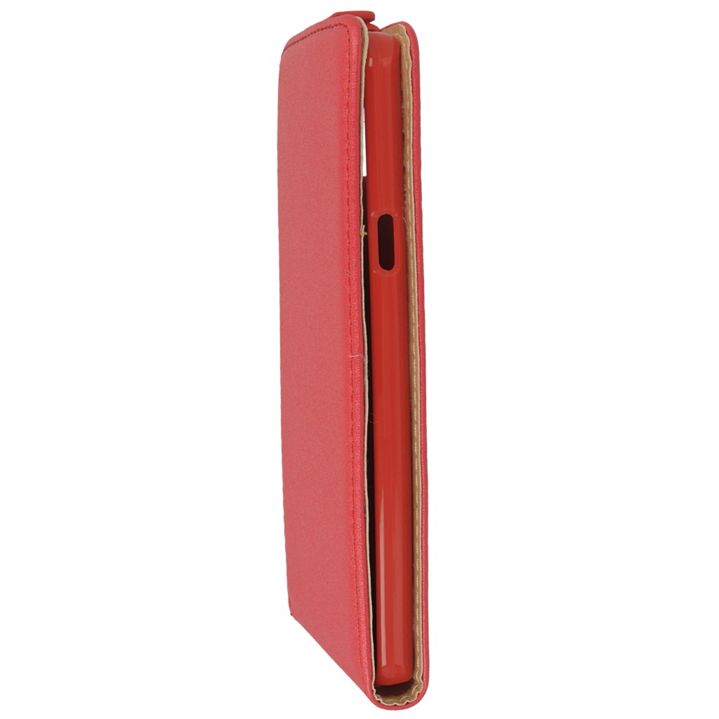 Pokrowiec z klapk na magnes Prestige Slim Flexi czerwony SAMSUNG Galaxy Note 5 / 6