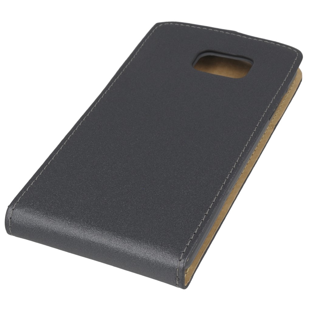 Pokrowiec z klapk na magnes Prestige Slim Flexi grafitowy SAMSUNG Galaxy Note 5 / 5