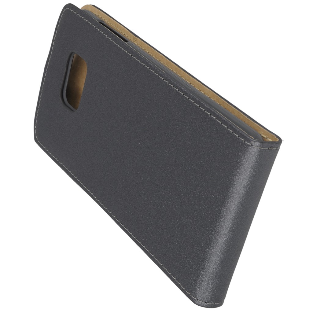 Pokrowiec z klapk na magnes Prestige Slim Flexi grafitowy SAMSUNG Galaxy Note 5 / 9