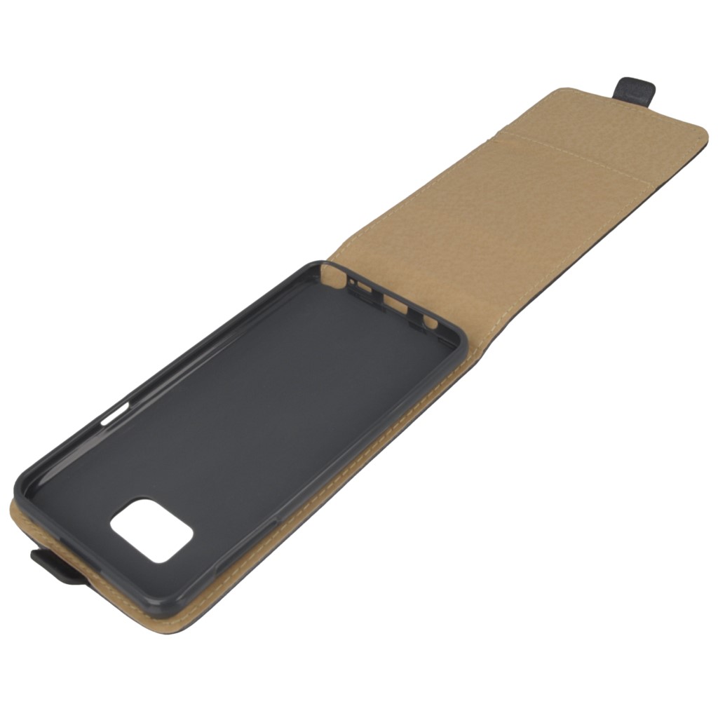 Pokrowiec z klapk na magnes Prestige Slim Flexi grafitowy SAMSUNG Galaxy Note 5 / 10
