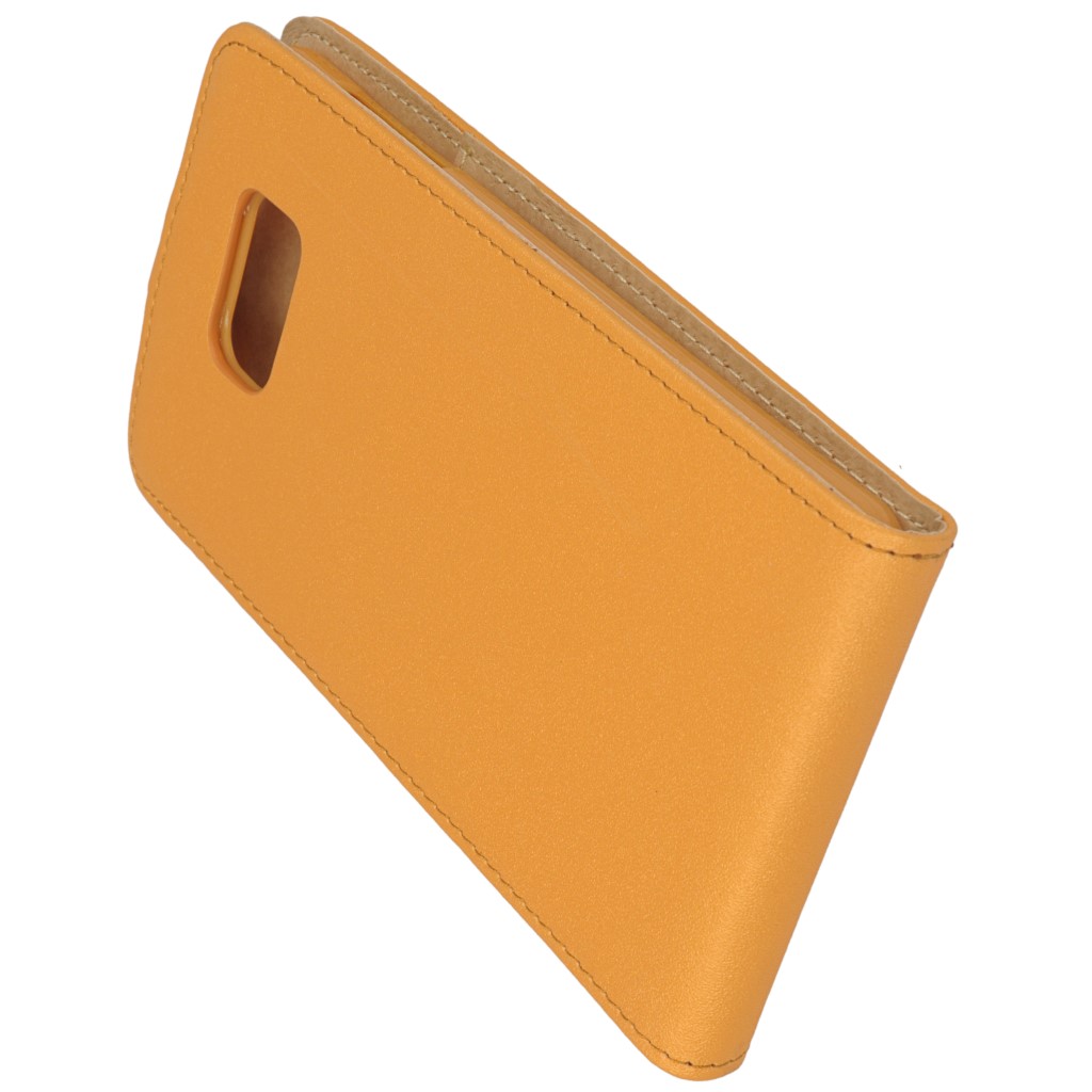 Pokrowiec z klapk na magnes Prestige Slim Flexi pomaraczowy SAMSUNG Galaxy Note 5 / 9