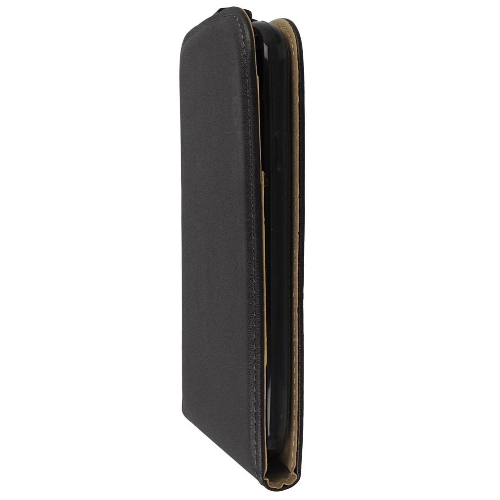 Pokrowiec z klapk na magnes Prestige Slim Flexi czarny SAMSUNG Galaxy Grand Neo Plus / 6
