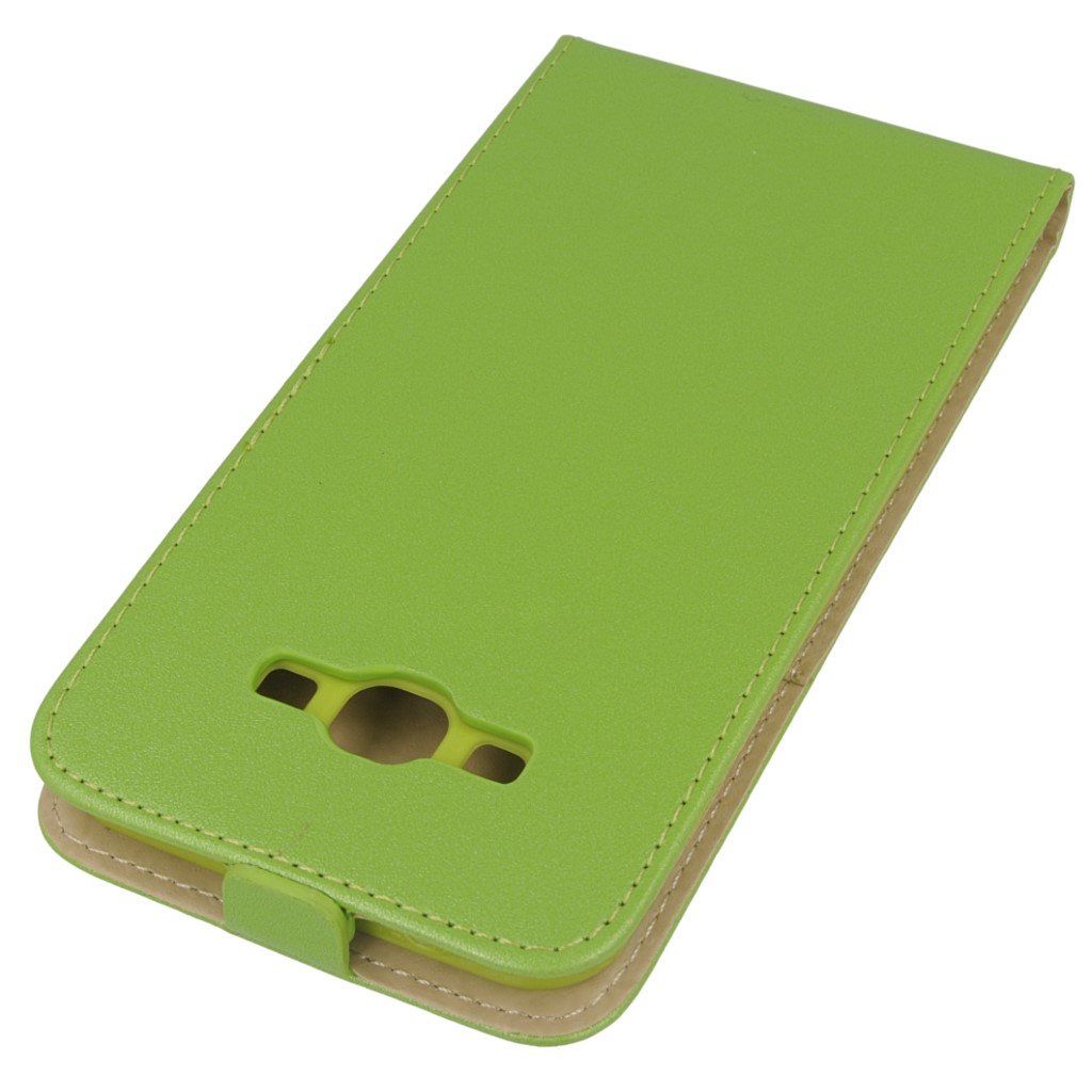 Pokrowiec z klapk na magnes Prestige Slim Flexi zielony SAMSUNG Galaxy A8 / 4