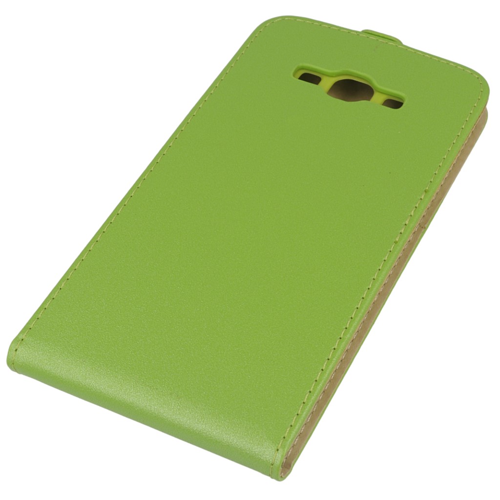 Pokrowiec z klapk na magnes Prestige Slim Flexi zielony SAMSUNG Galaxy A8 / 5