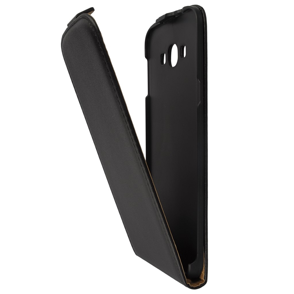 Pokrowiec z klapk na magnes Prestige Slim  czarny SAMSUNG Galaxy A8 / 7