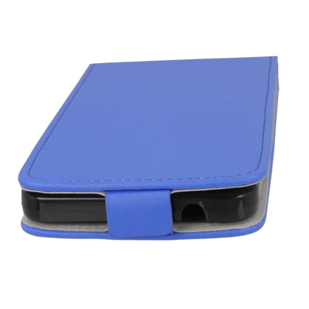 Pokrowiec z klapką na magnes Prestige Slim Flexi niebieski Microsoft Lumia 640 Dual SIM / 6 Pokrowiec z klapką na magnes Prestige Slim Flexi niebieski Microsoft Lumia 640 Dual SIM / 6