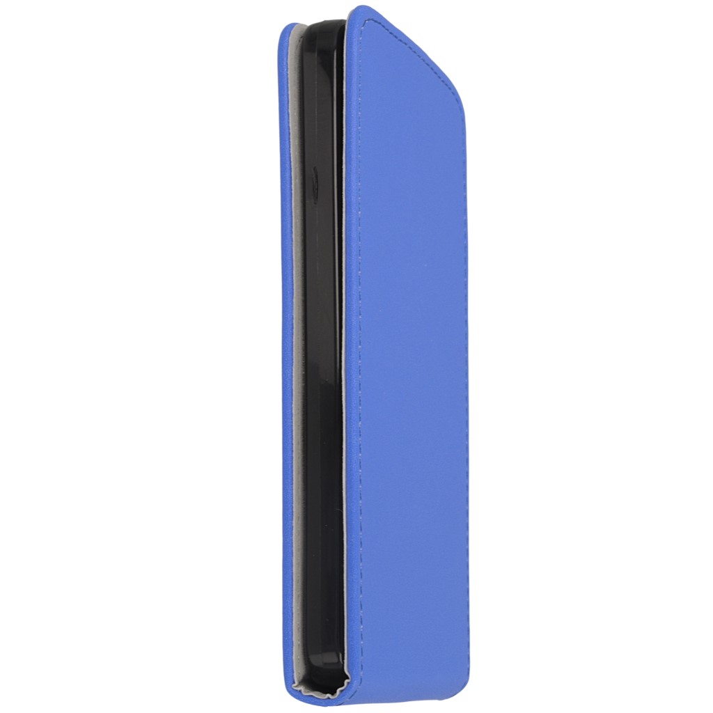 Pokrowiec z klapk na magnes Prestige Slim Flexi  niebieski Microsoft Lumia 640 Dual SIM / 8