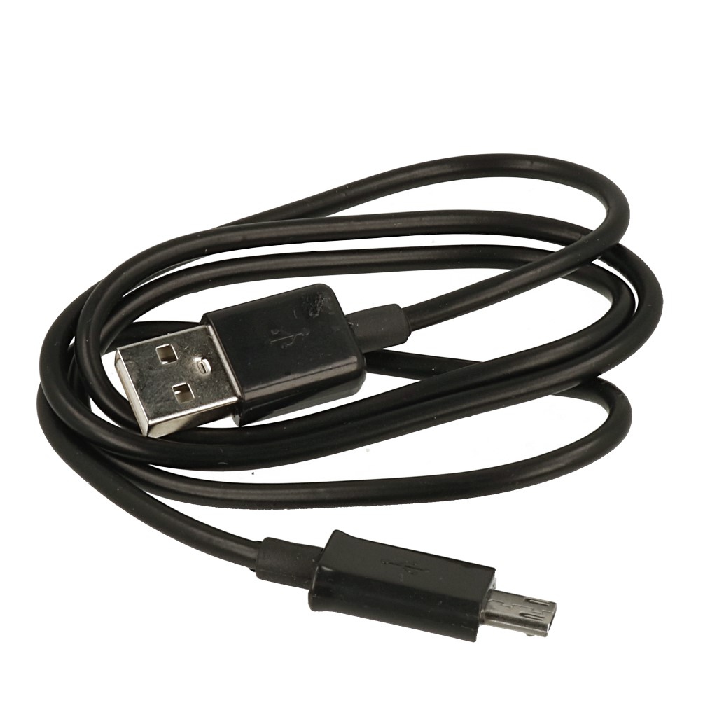 Kabel USB 1m microUSB dusza kocwka czarny LG K50 / 2