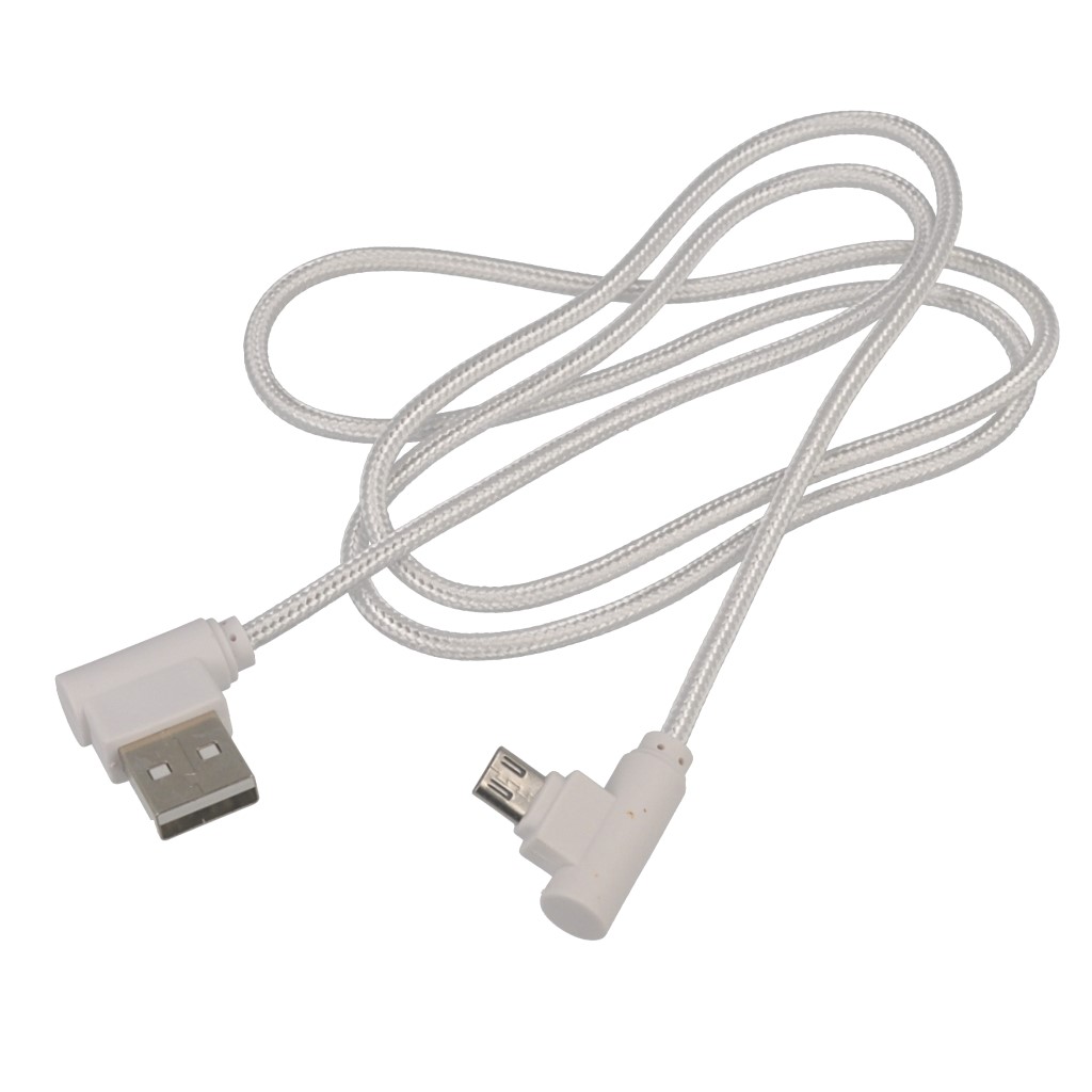 Kabel USB kt 90 stopni 1m microUSB biay ALCATEL One Touch Pop C9 / 4