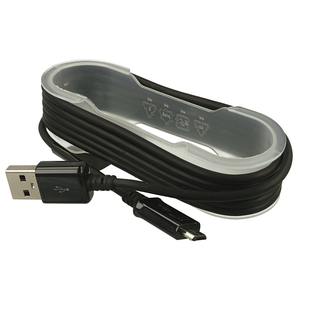 Kabel USB oryginalny ECB-DU4EBE 1.5m microUSB czarny Allview E3 Jump / 2