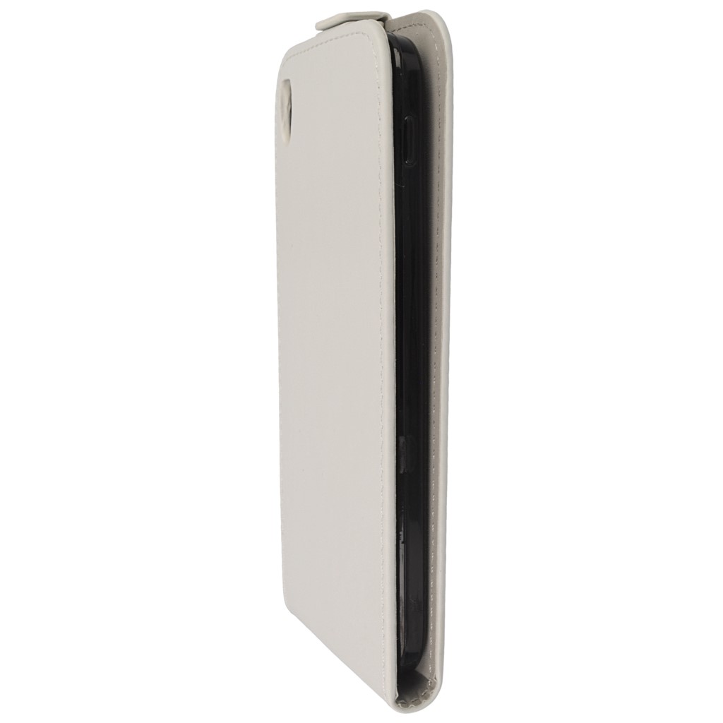 Pokrowiec z klapk na magnes Prestige Slim Flexi biay ALCATEL One Touch Idol 3 5.5 cala / 6