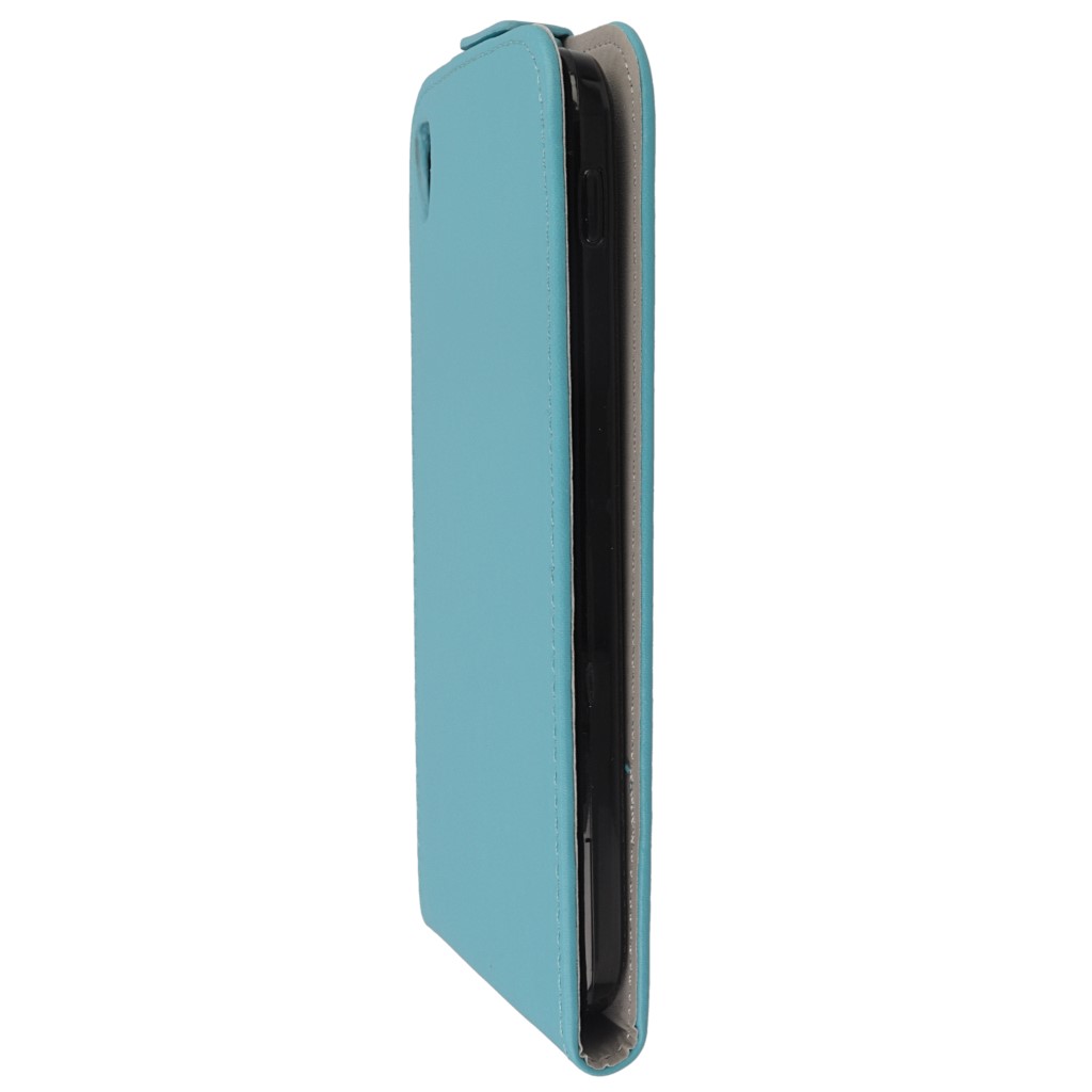 Pokrowiec z klapk na magnes Prestige Slim Flexi jasny niebieski ALCATEL One Touch Idol 3 5.5 cala / 6