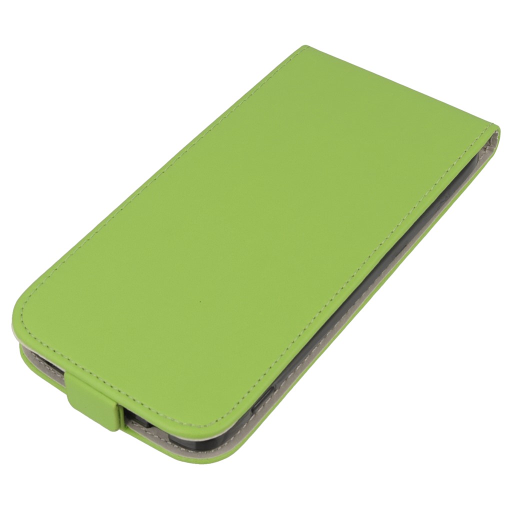 Pokrowiec z klapk na magnes Prestige Slim Flexi zielony ALCATEL One Touch Idol 3 5.5 cala / 2