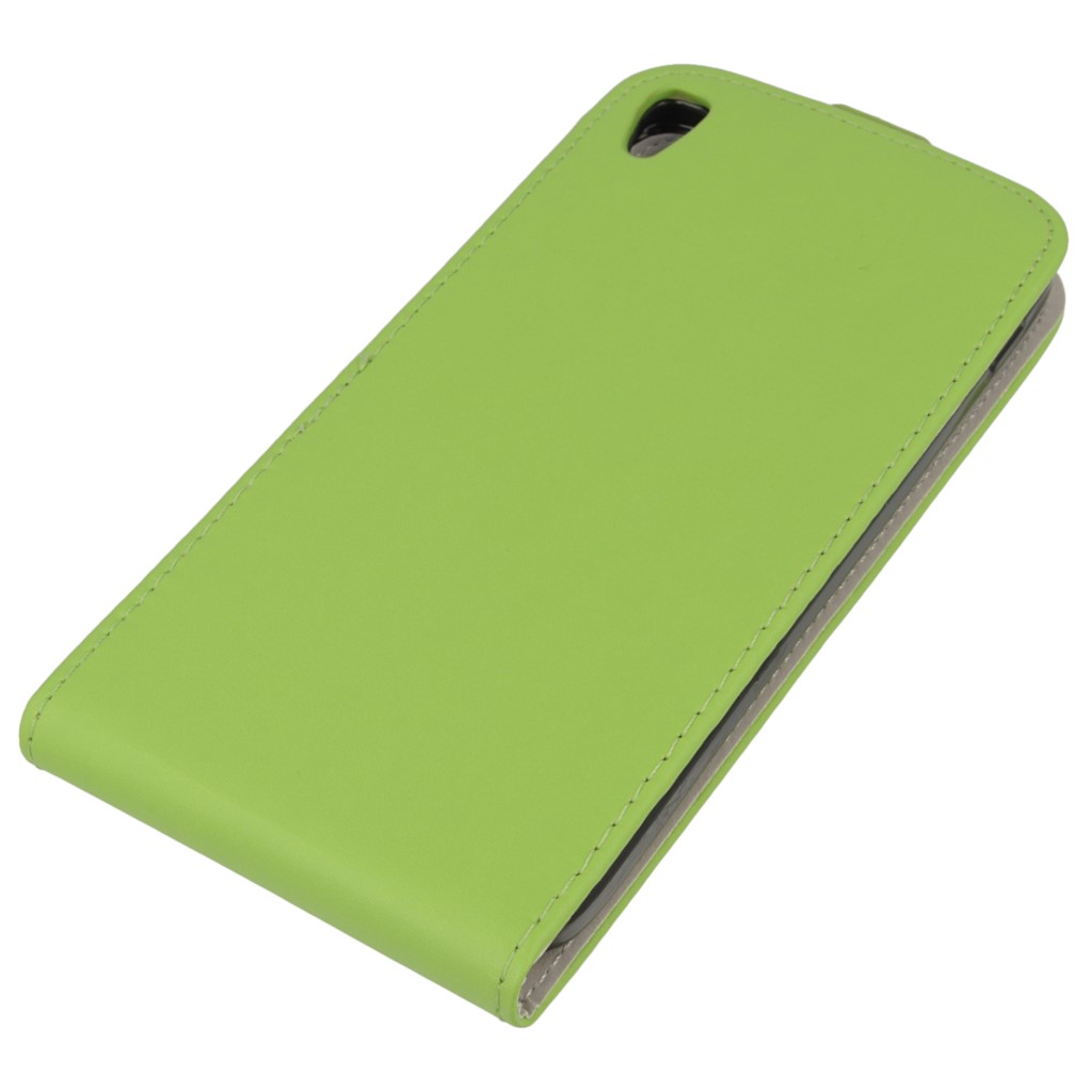 Pokrowiec z klapk na magnes Prestige Slim Flexi zielony ALCATEL One Touch Idol 3 5.5 cala / 5