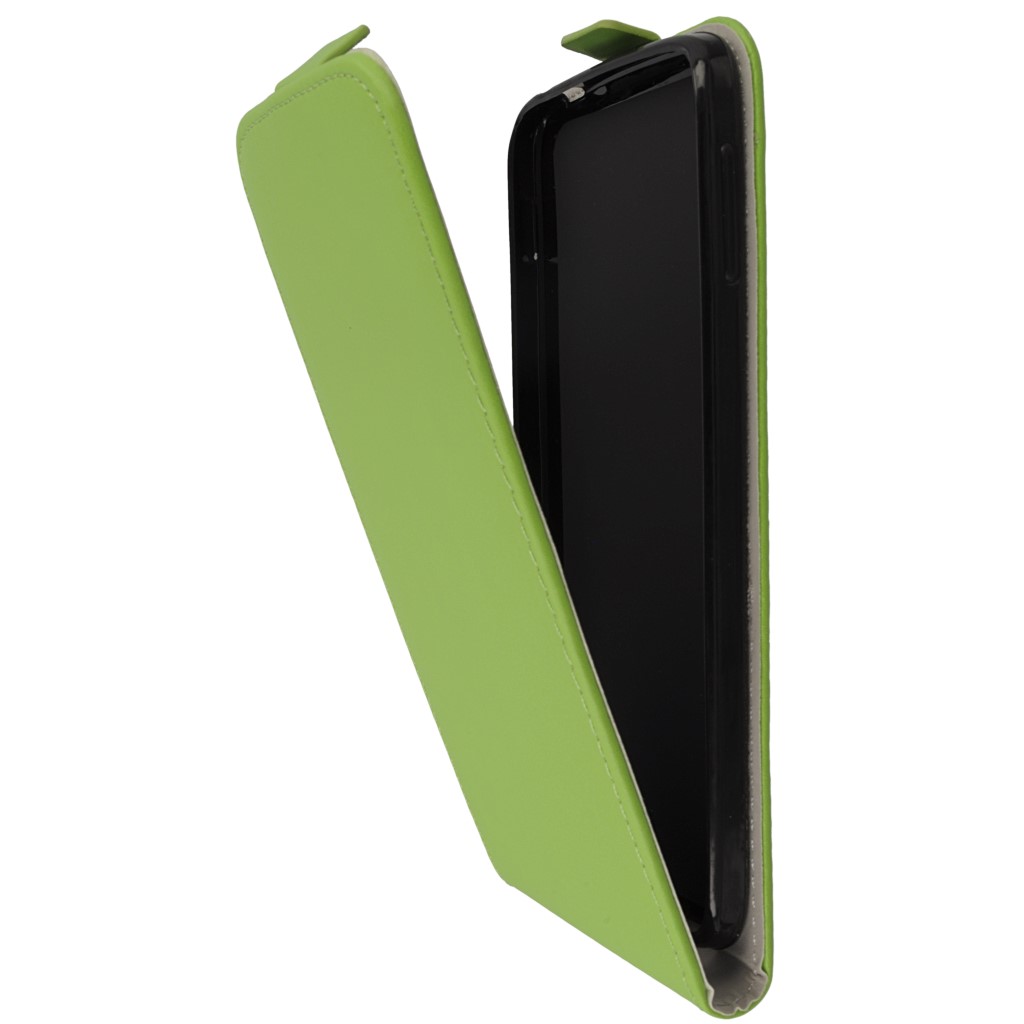 Pokrowiec z klapk na magnes Prestige Slim Flexi zielony ALCATEL One Touch Idol 3 5.5 cala / 7