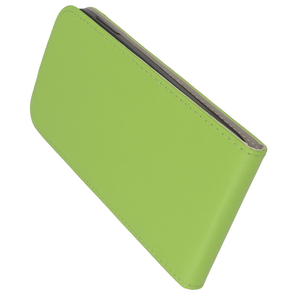 Pokrowiec z klapk na magnes Prestige Slim Flexi zielony ALCATEL One Touch Idol 3 5.5 cala / 9
