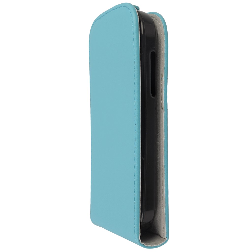 Pokrowiec z klapk na magnes Prestige Slim Flexi jasny niebieski ALCATEL One Touch Pop C2 / 7