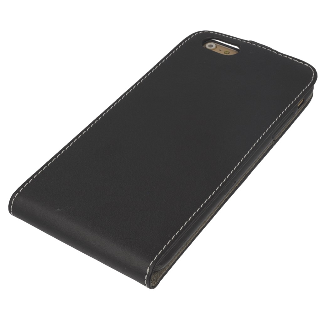 Pokrowiec z klapk na magnes Prestige Slim Flexi czarny APPLE iPhone 6s Plus / 4