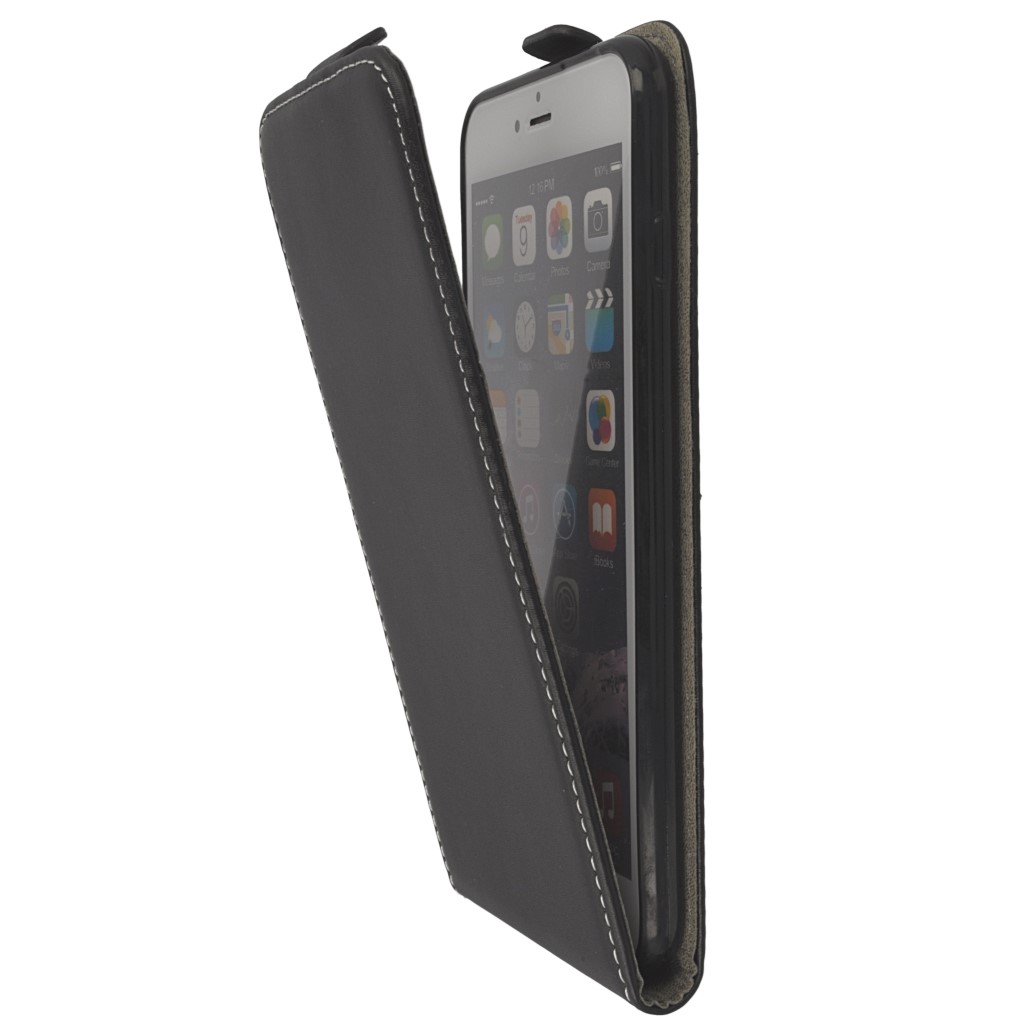 Pokrowiec z klapk na magnes Prestige Slim Flexi czarny APPLE iPhone 6s Plus / 9