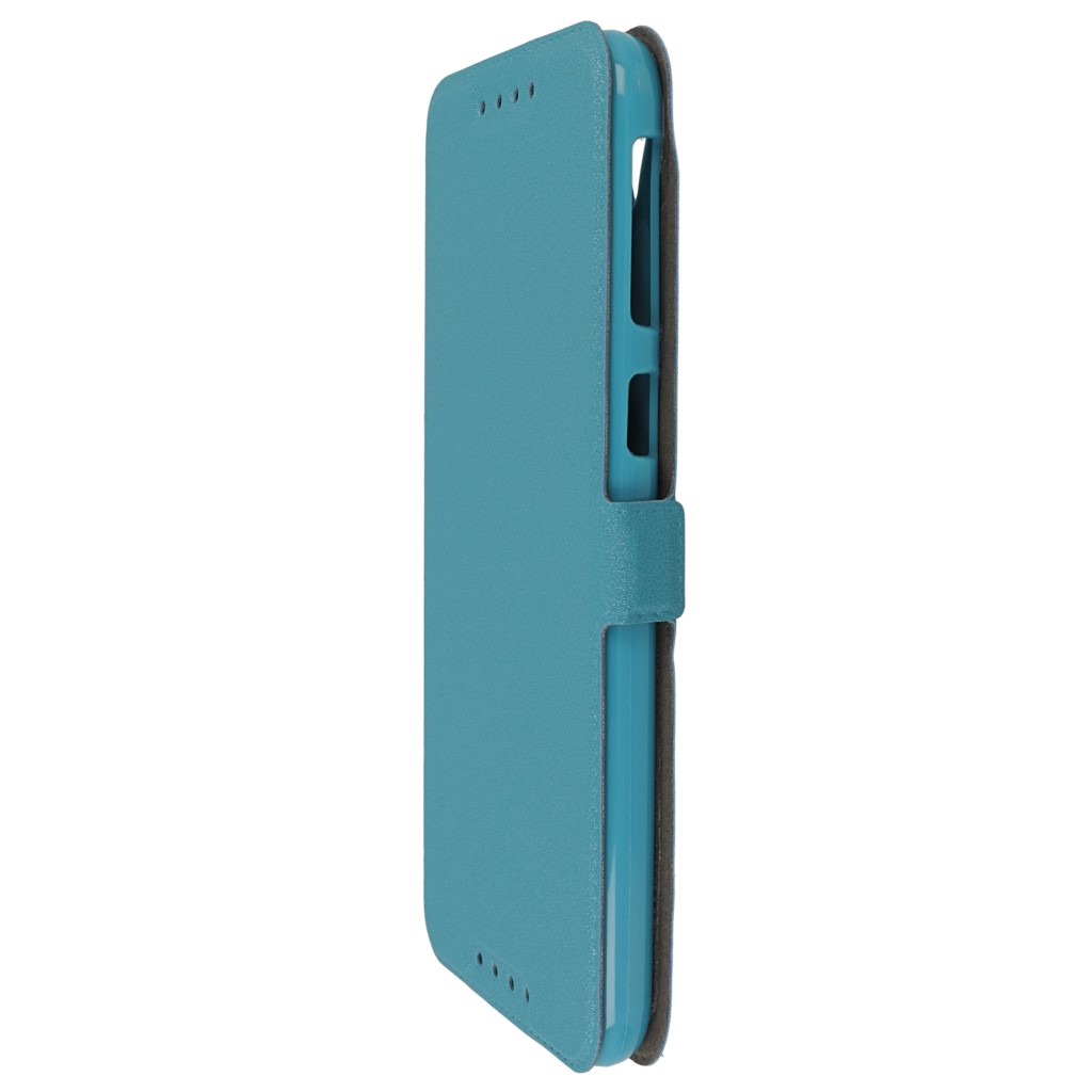 Pokrowiec etui Flexi Book niebieskie HTC One M9 Prime CE / 5