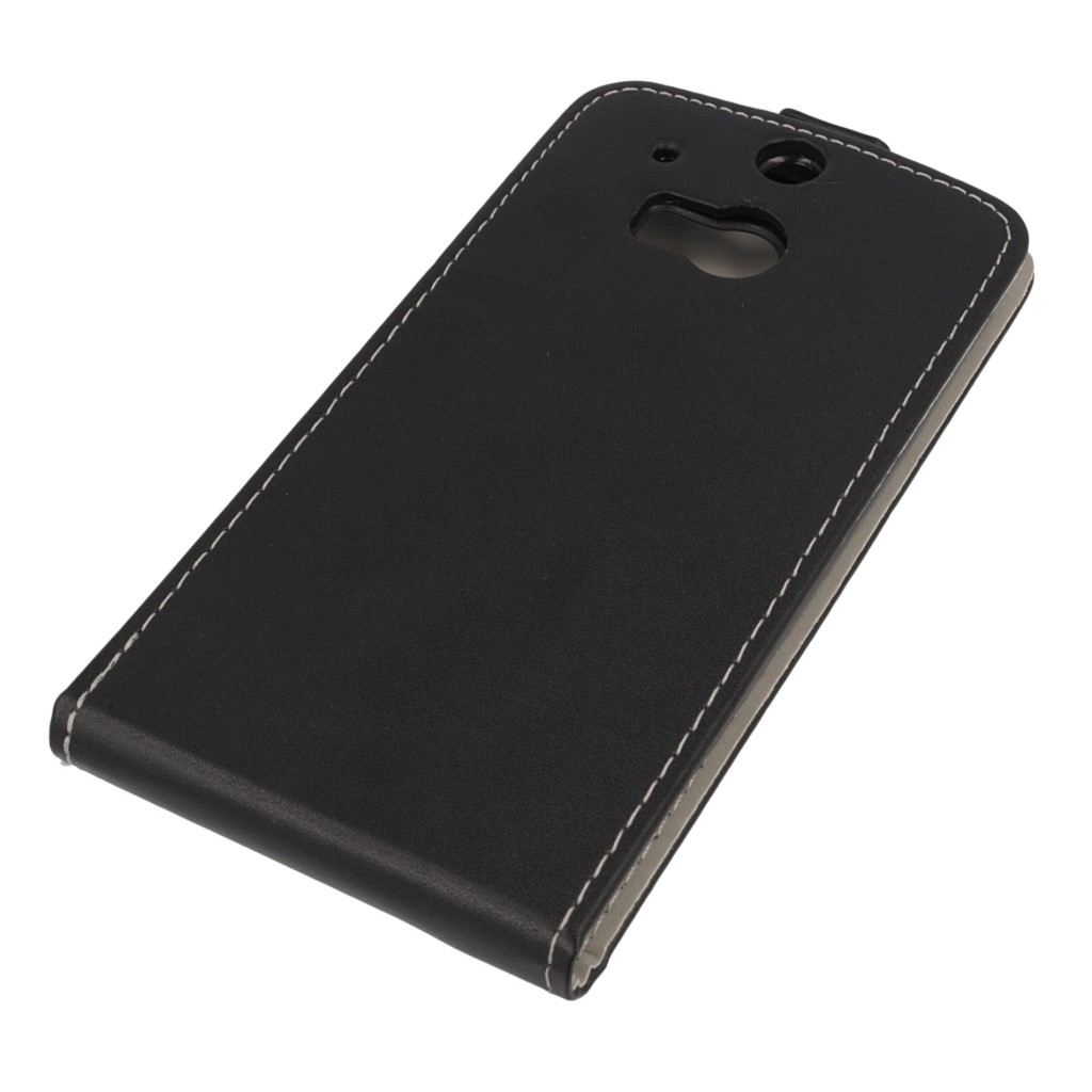 Pokrowiec z klapk na magnes Prestige Slim Flexi czarny HTC One M8s / 3