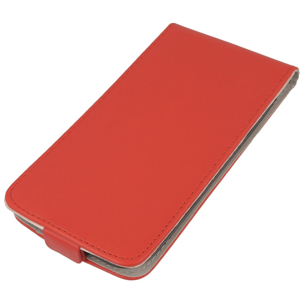 Pokrowiec z klapk na magnes Prestige Slim Flexi czerwony HTC One M8s / 2