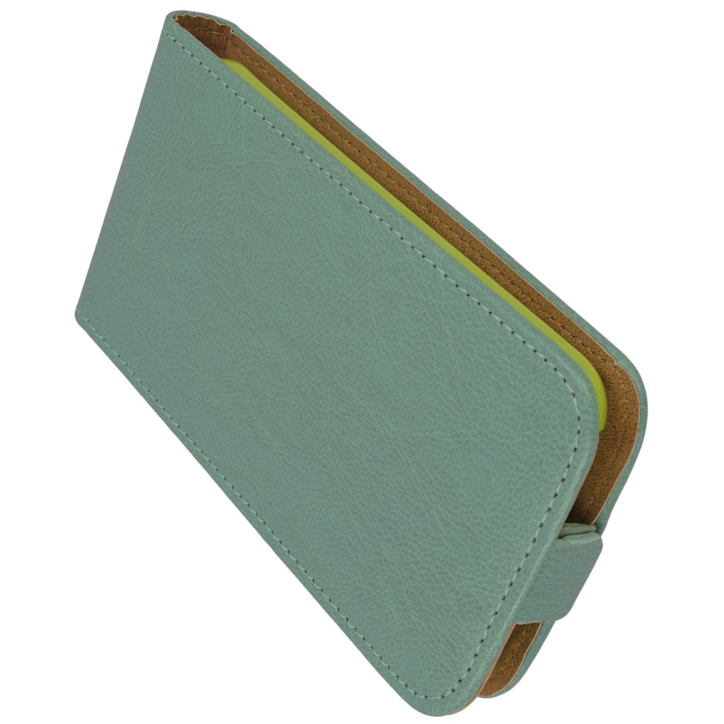 Pokrowiec z klapk na magnes Prestige Slim Flexi zielony LG G3 mini / 6