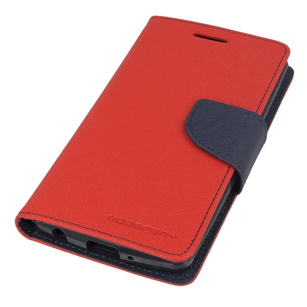 Pokrowiec etui Fancy Diary Mercury czerwono-granatowe LG G3 mini / 2