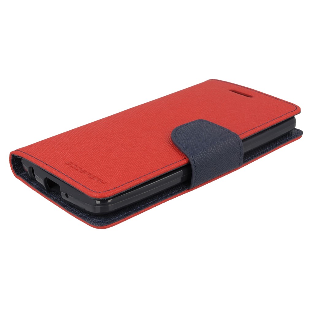 Pokrowiec etui Fancy Diary Mercury czerwono-granatowe LG G3 mini / 6