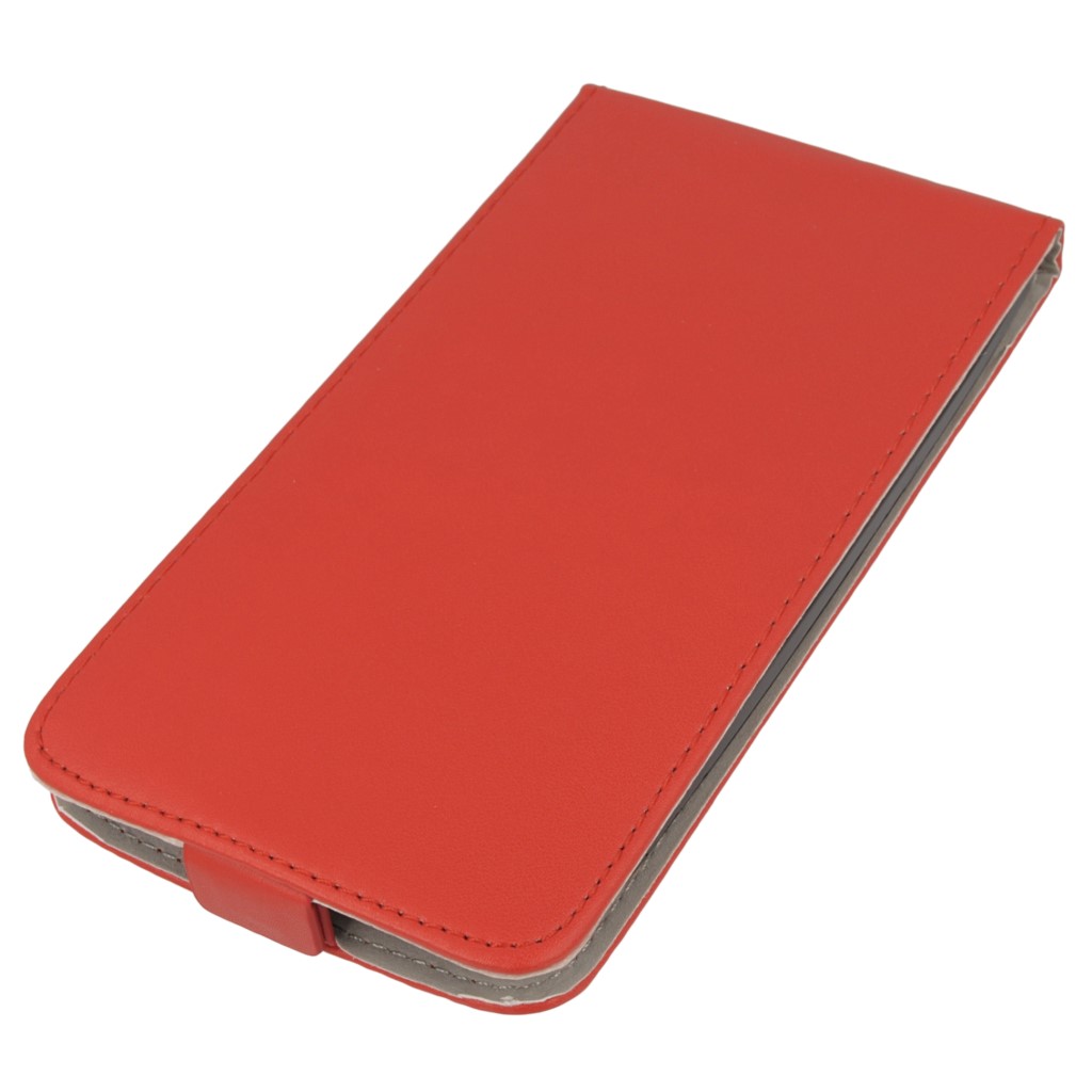 Pokrowiec z klapk na magnes Prestige Slim Flexi czerwony LG G4 Stylus / 2