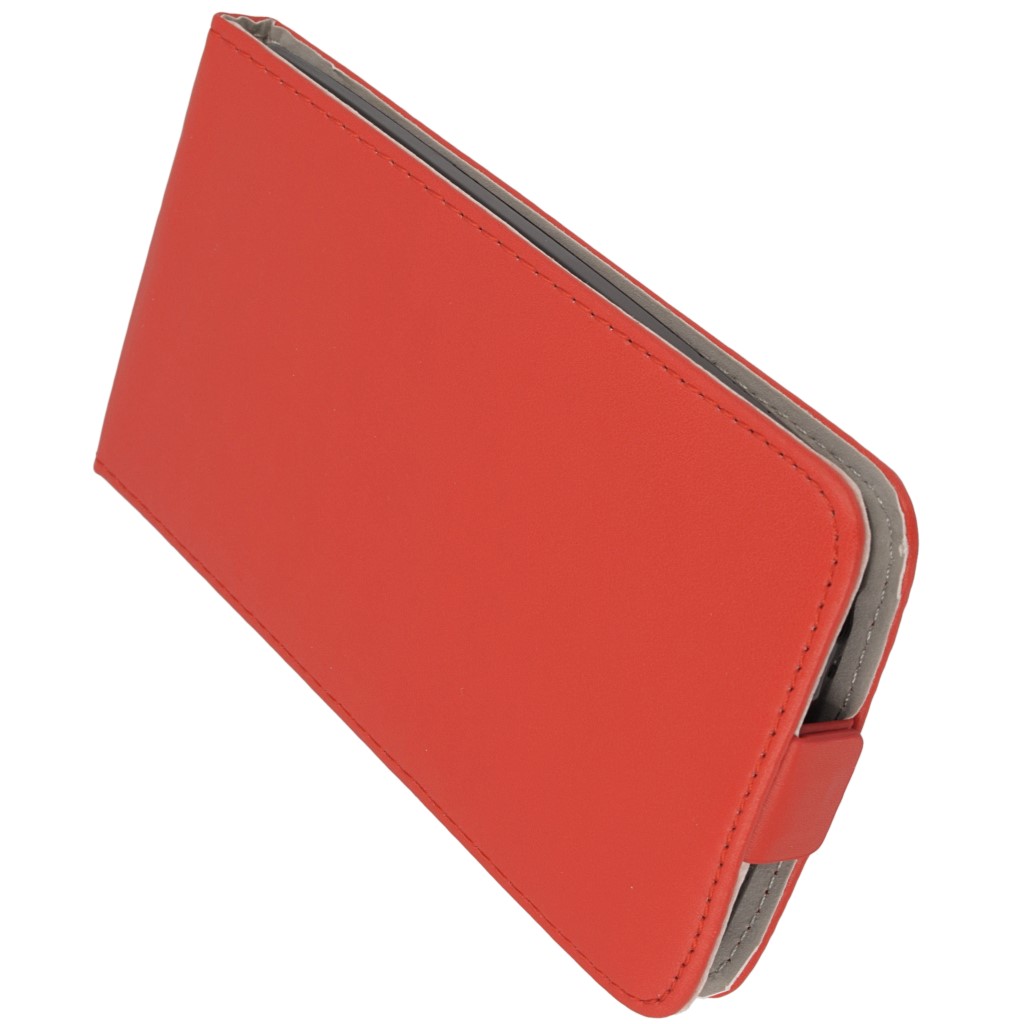 Pokrowiec z klapk na magnes Prestige Slim Flexi czerwony LG G4 Stylus / 5