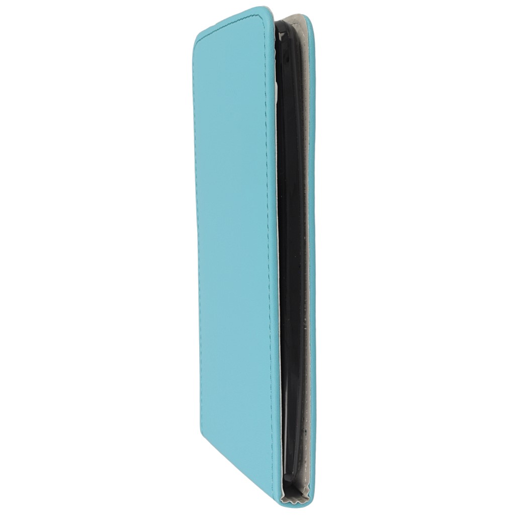Pokrowiec z klapk na magnes Prestige Slim Flexi jasny niebieski LG G4 Stylus / 7