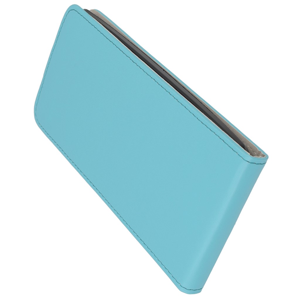 Pokrowiec z klapk na magnes Prestige Slim Flexi jasny niebieski LG G4 Stylus / 5
