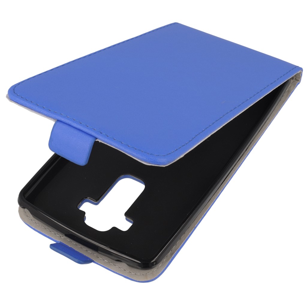 Pokrowiec z klapk na magnes Prestige Slim Flexi niebieski LG G4 Stylus