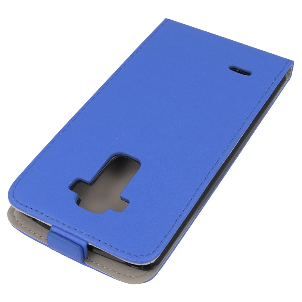Pokrowiec z klapk na magnes Prestige Slim Flexi niebieski LG G4 Stylus / 4