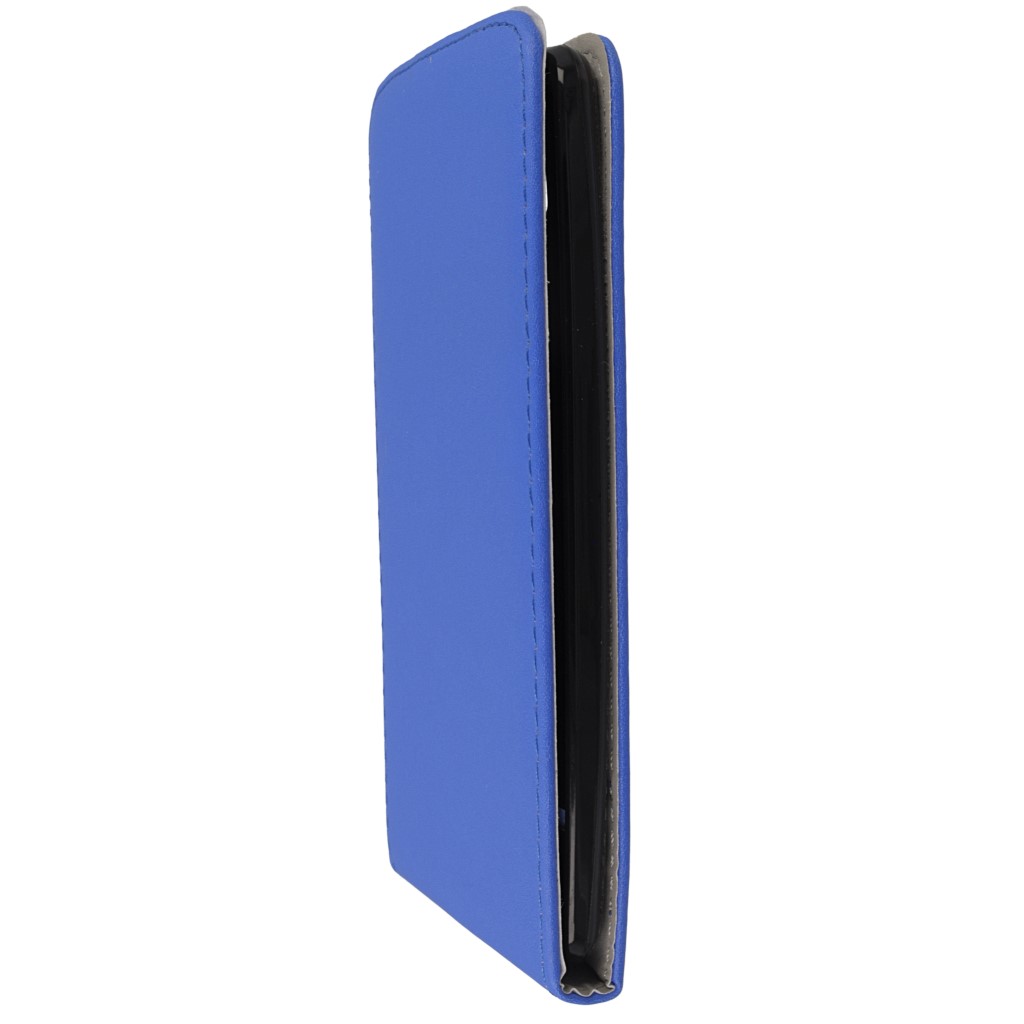 Pokrowiec z klapk na magnes Prestige Slim Flexi niebieski LG G4 Stylus / 6