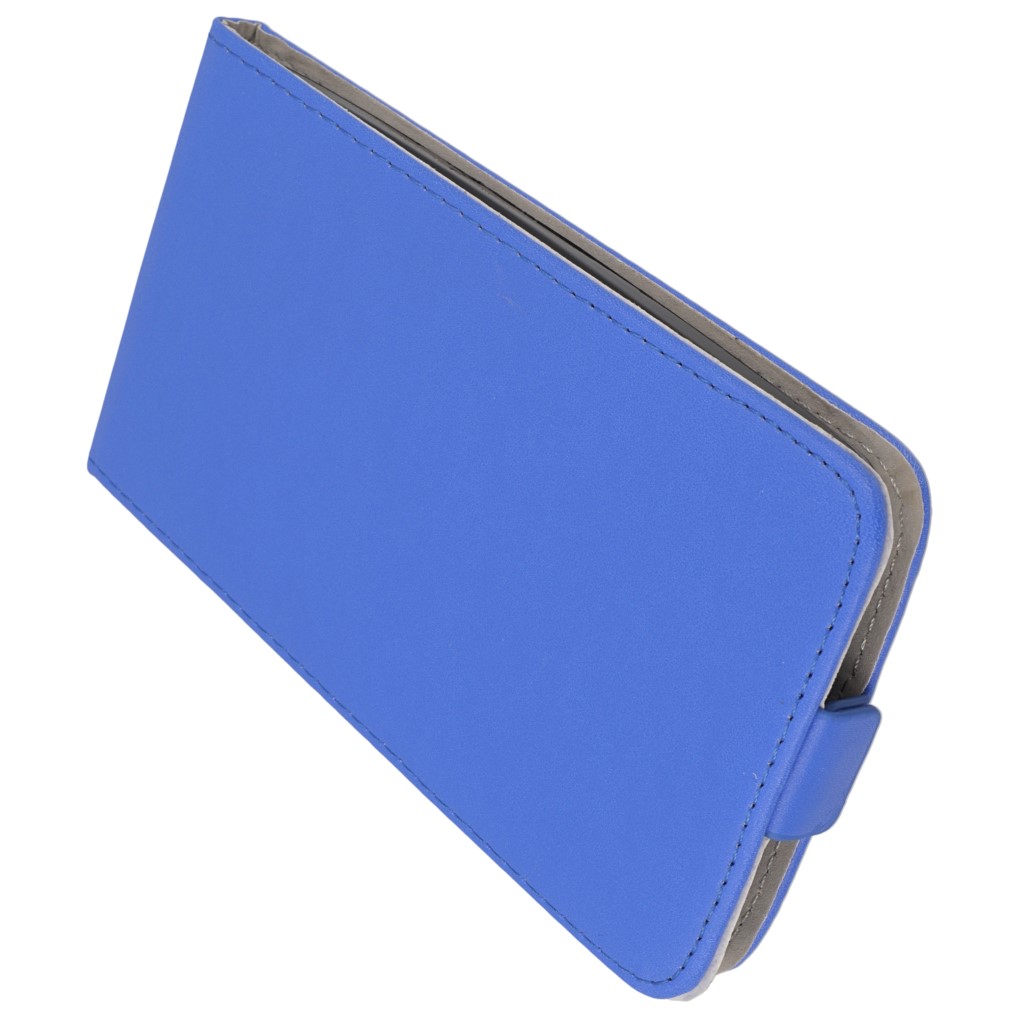 Pokrowiec z klapk na magnes Prestige Slim Flexi niebieski LG G4 Stylus / 8