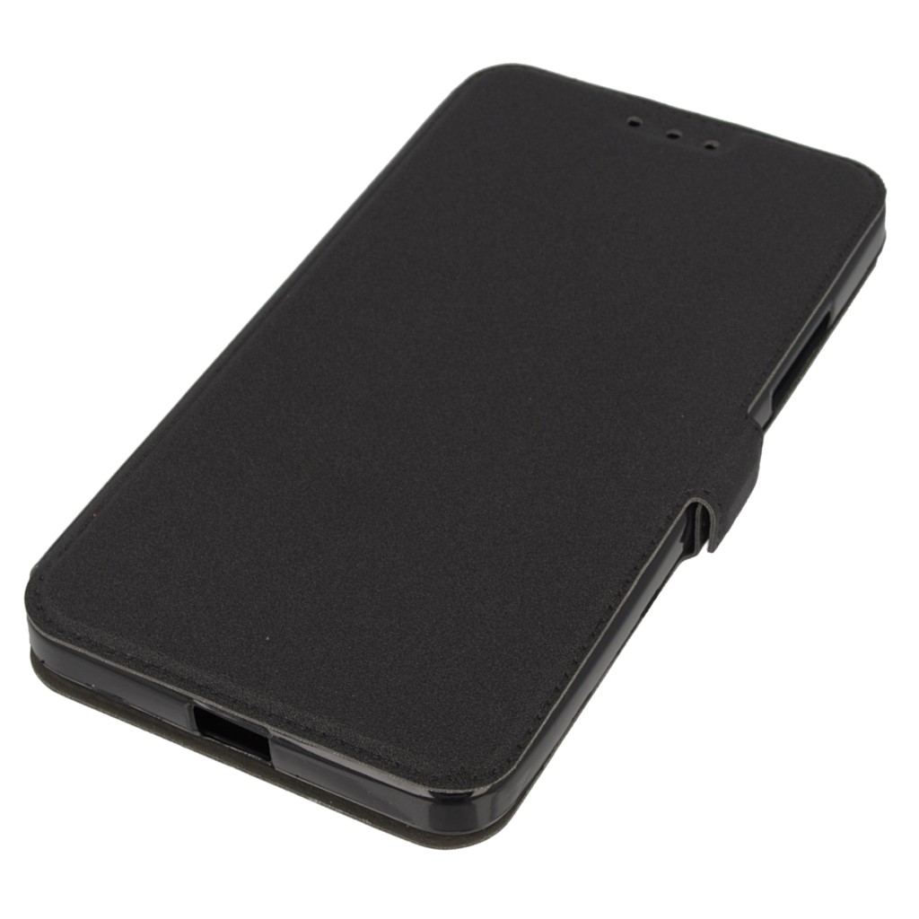 Pokrowiec etui Flexi Book czarne Microsoft Lumia 540 Dual SIM / 2