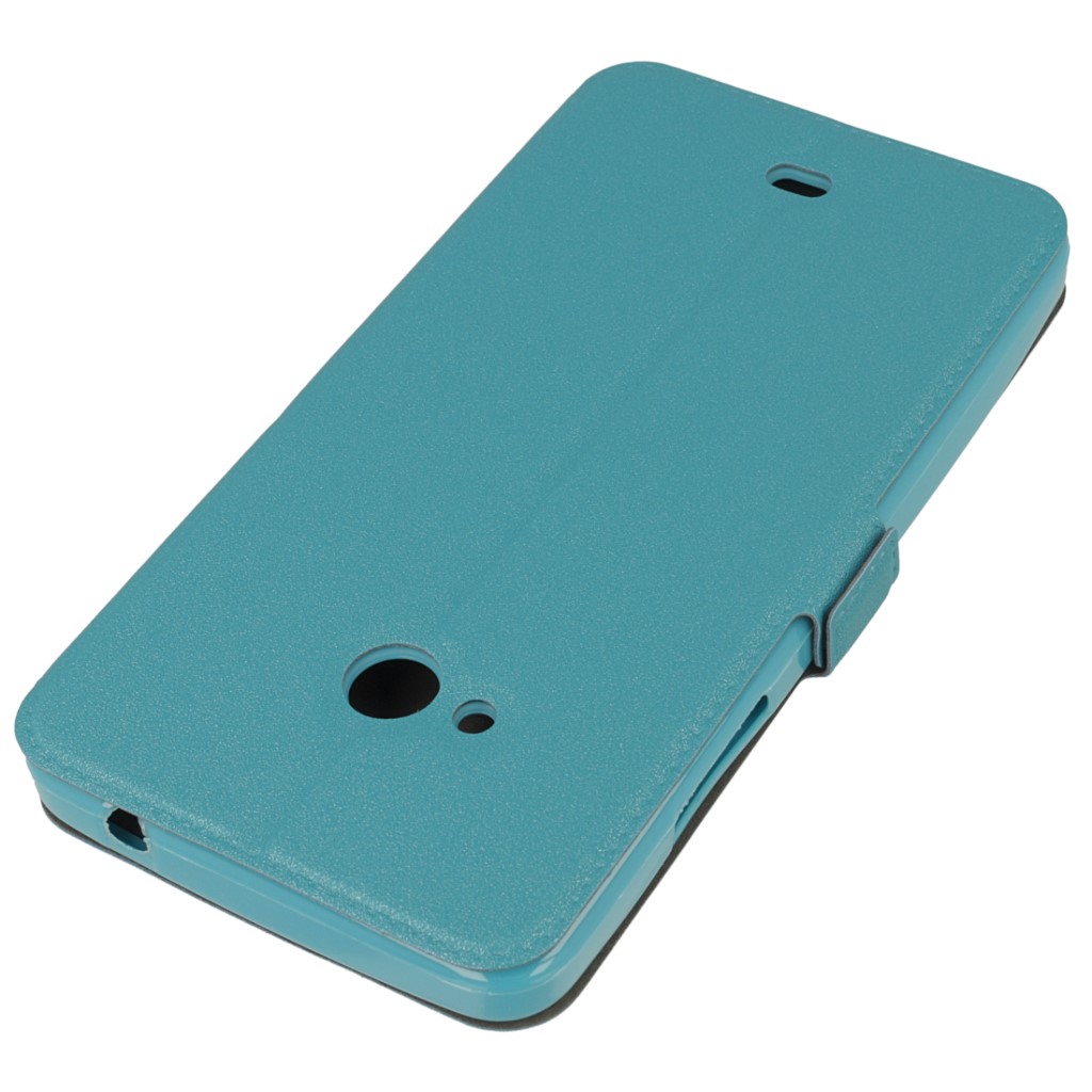 Pokrowiec etui Flexi Book niebieskie Microsoft Lumia 540 Dual SIM / 5