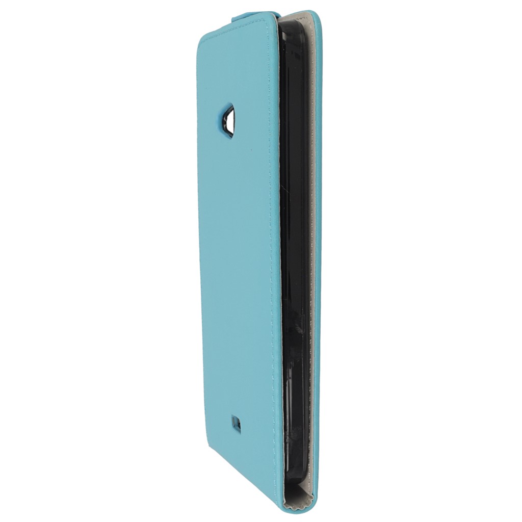 Pokrowiec z klapk na magnes Prestige Slim Flexi jasnoniebieski Microsoft Lumia 540 Dual SIM / 6