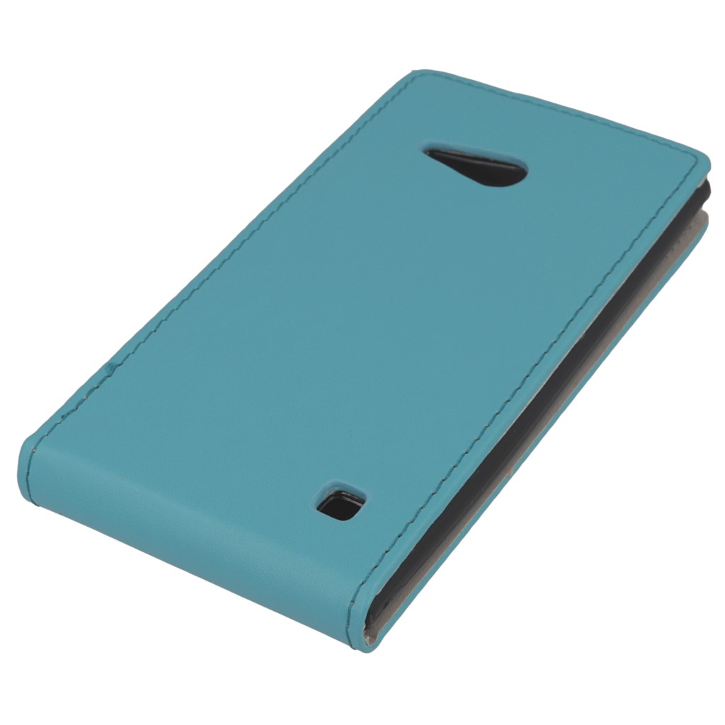 Pokrowiec z klapk na magnes Prestige Slim Flexi jasny niebieski NOKIA Lumia 735 / 4