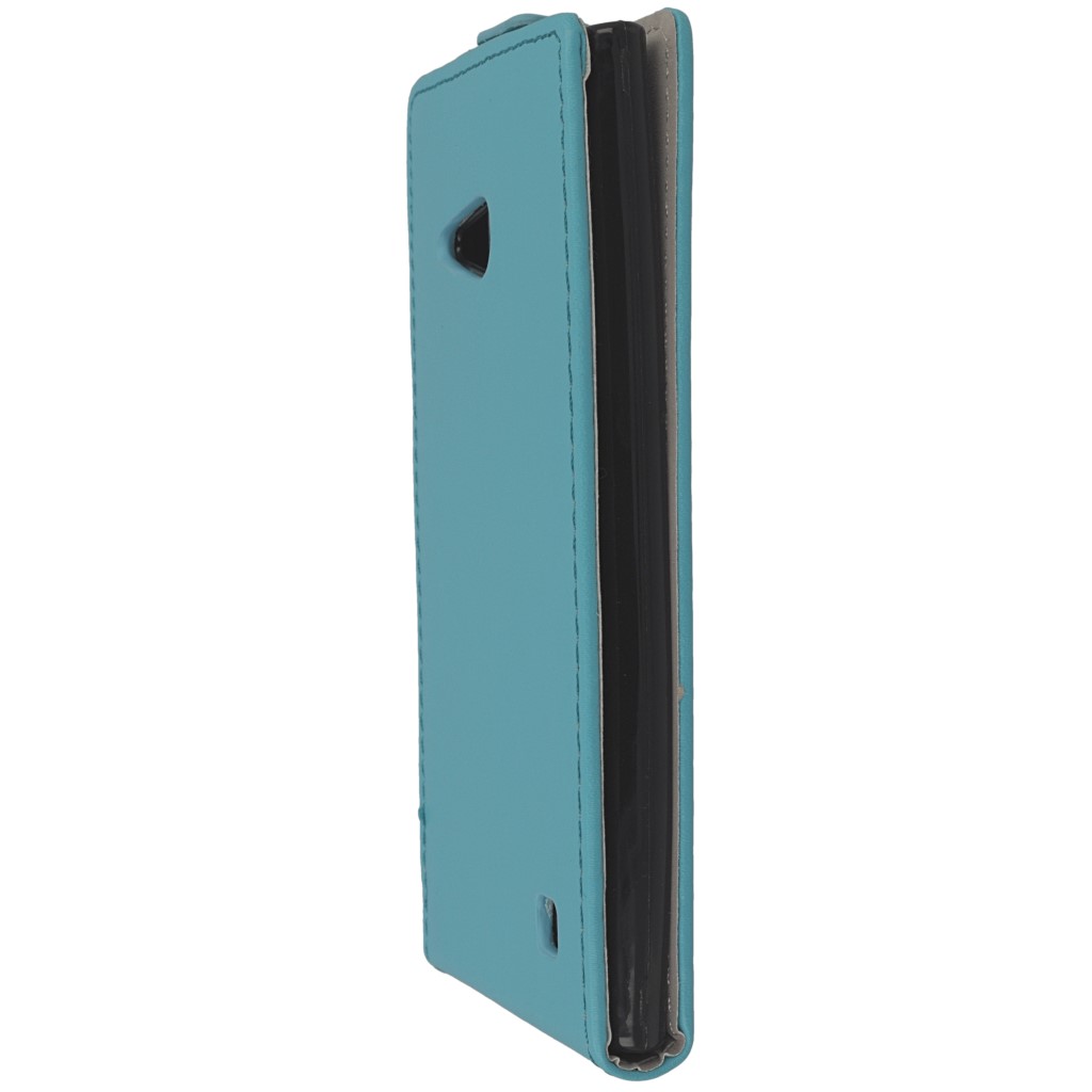 Pokrowiec z klapk na magnes Prestige Slim Flexi jasny niebieski NOKIA Lumia 735 / 8